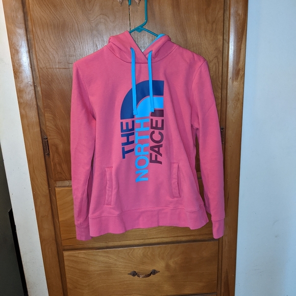 The North Face Tops - Pink/Blue North Face Hoodie